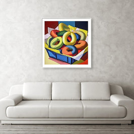 Bagles in a Box - Leinwand Art Print