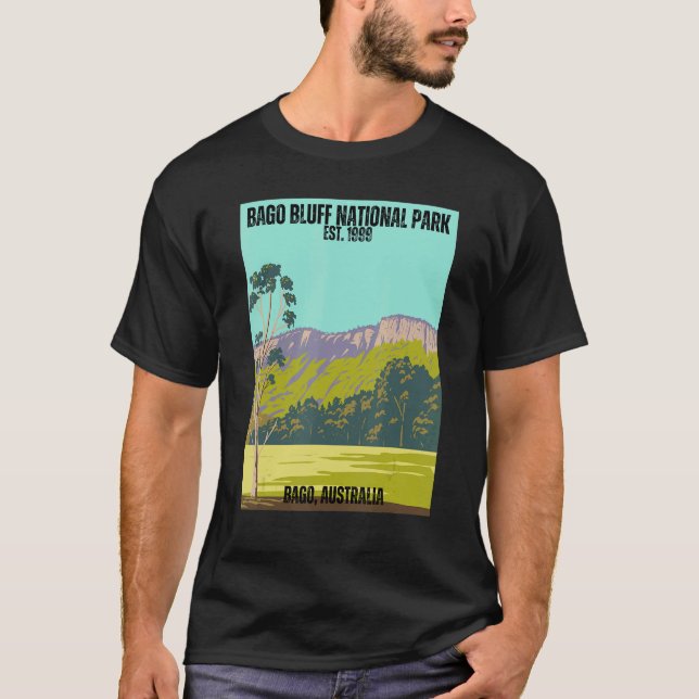 Bago Bluff Nationalpark Lover Australia Souvenir T-Shirt (Vorderseite)