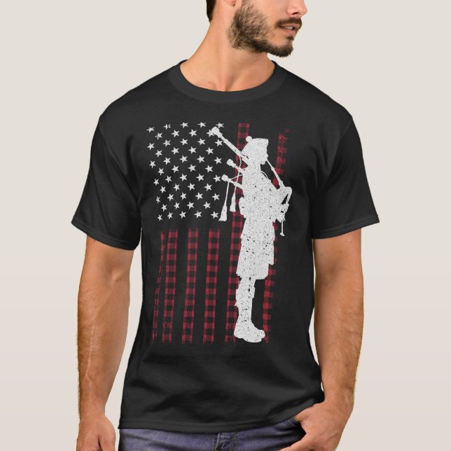 Bagpipe Bagpiper S2 (104) T-Shirt (Vorderseite)