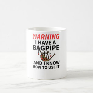 Bagpipe  Bagpiper Scottish Bagpipe Lover Kaffeetasse