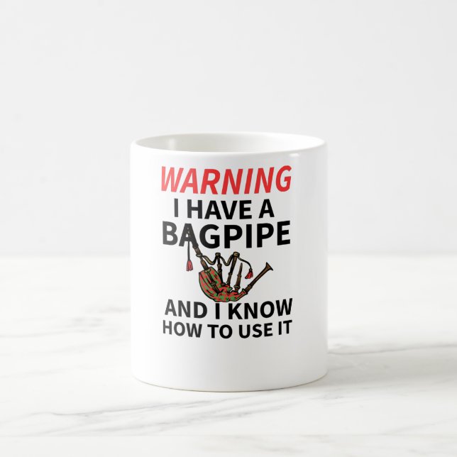 Bagpipe| Bagpiper Scottish Bagpipe Lover Kaffeetasse (Mittel)