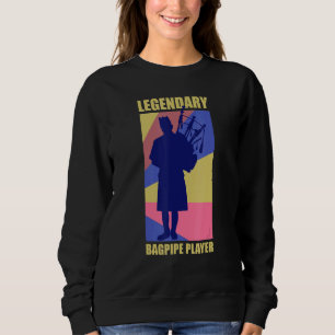 Bagpipe Bagpiper Wind Instrument Scotland Whistle Sweatshirt