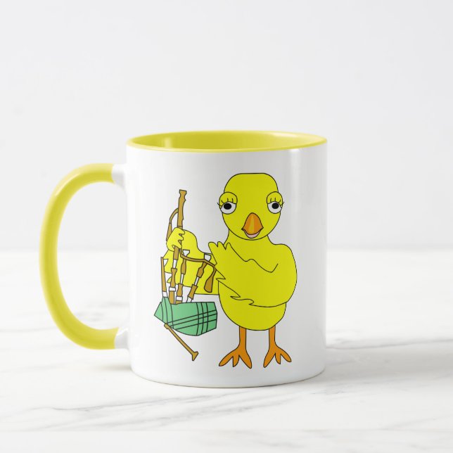 Bagpipe Chick Tasse (Links)
