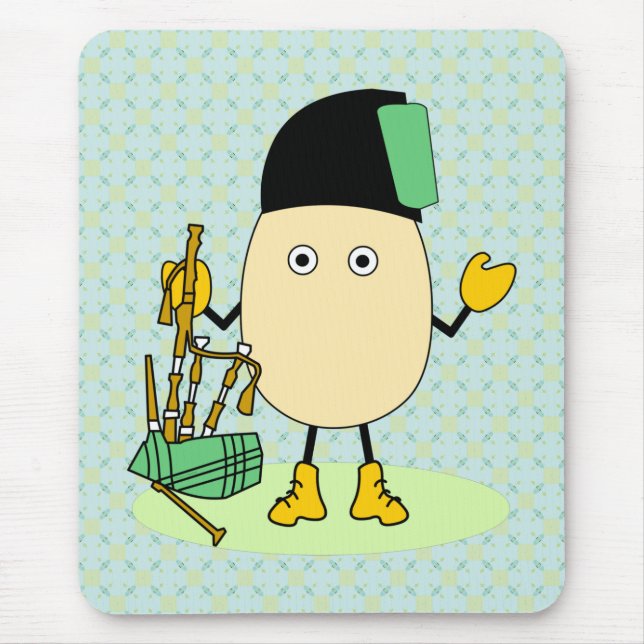 Bagpipe Egghead Mousepad (Vorne)