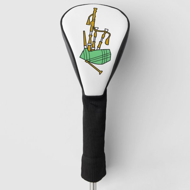 Bagpipe Golf Headcover (Vorderseite)