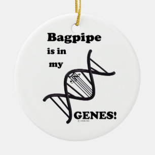 Bagpipe ist in meinen Genen Keramik Ornament