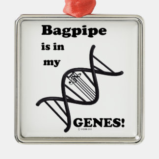 Bagpipe ist in meinen Genen Ornament Aus Metall