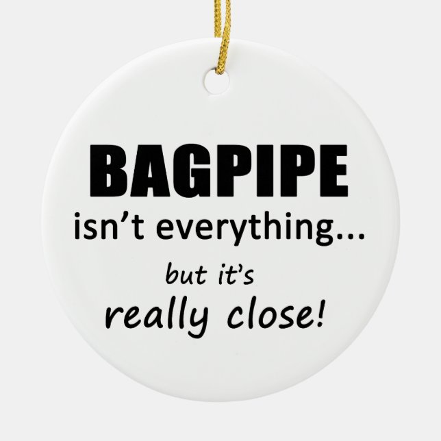 Bagpipe ist nicht alles keramik ornament (Vorne)