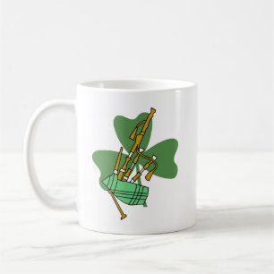 Bagpipe Kleeblatt Kaffeetasse
