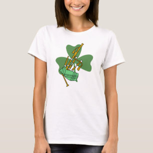 Bagpipe Kleeblatt T-Shirt