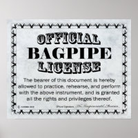 Bagpipe-Lizenz