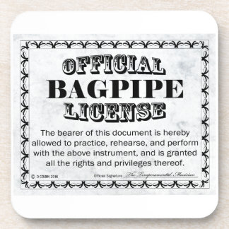 Bagpipe-Lizenz Untersetzer