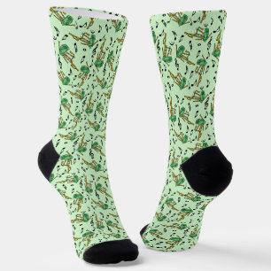 Bagpipe Musiknote Pattern Socken