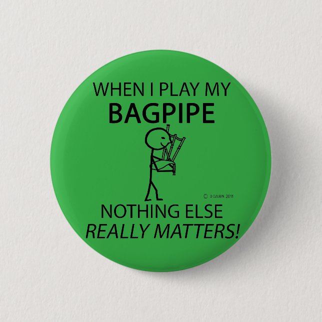 Bagpipe Nichts anderes zählt Button (Vorderseite)