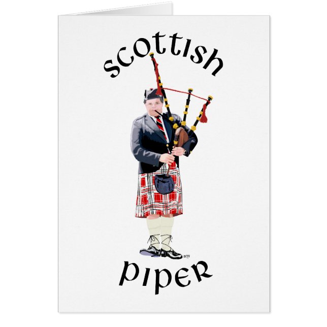 Bagpipe Player in Red Kilt (Vorne)