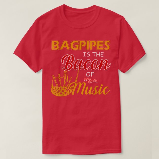 Bagpipe Player T-Shirt Bagpipe ist das Becken der  (Design vorne)