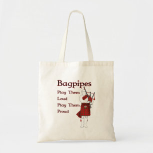 Bagpipe spielt sie Loud Tragetasche