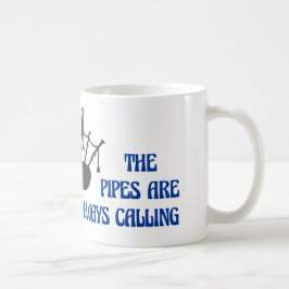 Bagpipe-Tasse - die Rohre nennen immer Tasse