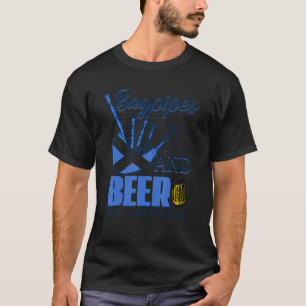 Bagpipe und Beer das ist, warum ich hier bin schot T-Shirt