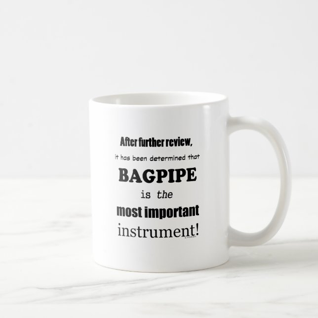 Bagpipe wichtigstes Instrument Kaffeetasse (Rechts)