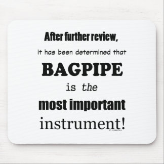 Bagpipe wichtigstes Instrument Mousepad
