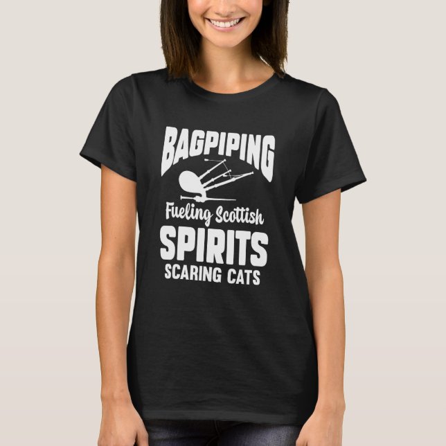 Bagpiper Bagpiping Thing Scotsman Musician Scottis T-Shirt (Vorderseite)