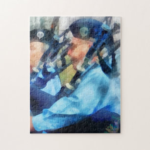 Bagpiper Closeup Puzzle
