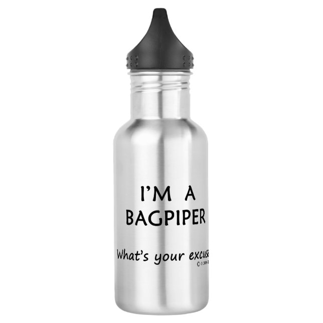 Bagpiper Entschuldigung Edelstahlflasche (Links)