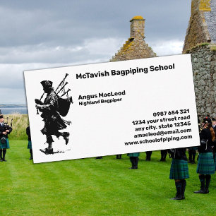 Bagpiper School Visitenkarte