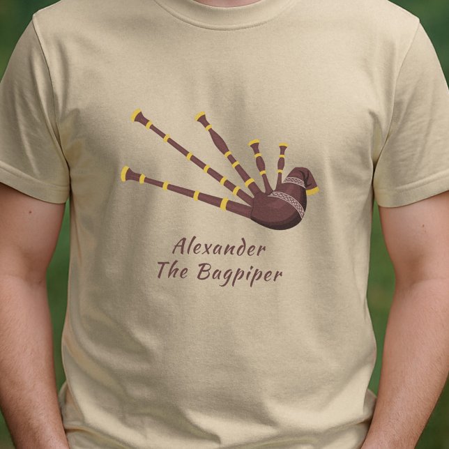 Bagpiper T-Shirt (Bagpiper T-Shirt)