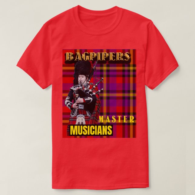 Bagpipers Master Musicians 6 T-Shirt (Design vorne)