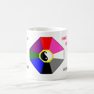 BAGUA mit Farben und Aufklebern - Tasse