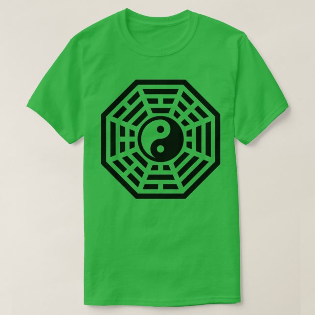 Bagua Pakua Yin Yang Chi Feng Shui Martial Arts T-Shirt (Design vorne)
