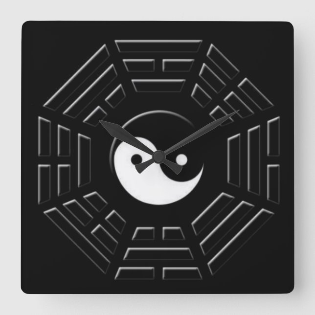 Bagua Wanduhr (Vorderseite)