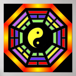 Bagua Yin Yang Plakat