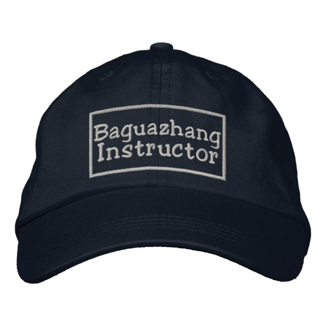 Baguazhang-Instruktor Bestickte Kappe (Vorderseite)