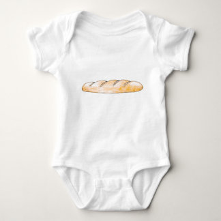 Baguettbrot Baby Strampler
