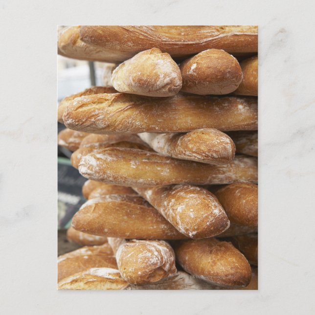 Baguettes, frisch postkarte (Vorderseite)