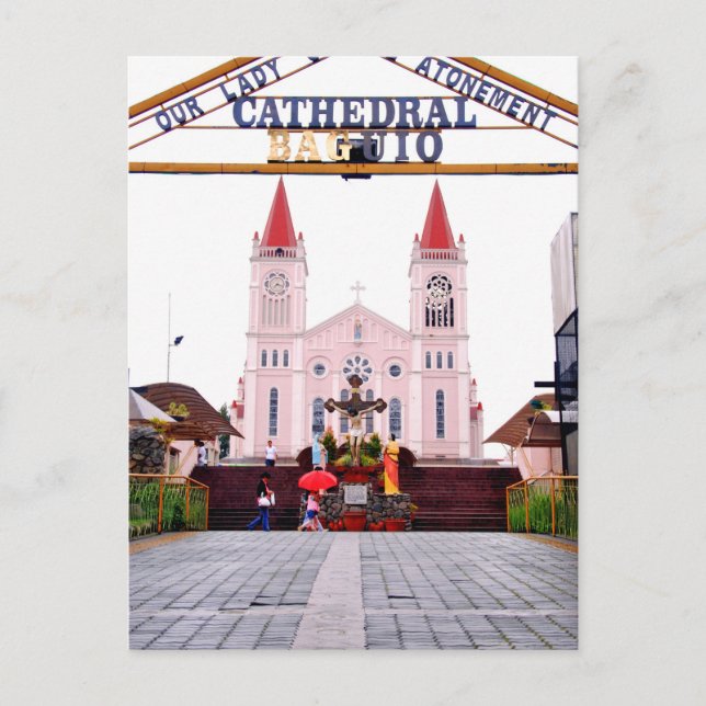 Baguio Cathedral Postkarte (Vorderseite)