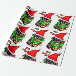 Bah Hum Mops Weihnachten Geschenkpapier