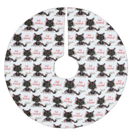 BAH HUMBUG ANGRY SCHWARZE KÜCHE MIT LICHT POLYESTER WEIHNACHTSBAUMDECKE