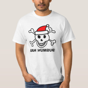 Bah Humbug Anti Weihnachten T-Shirt mit Santa-Tote