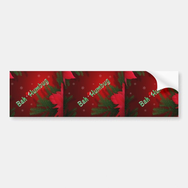 Bah Humbug Autoaufkleber (Vorne)