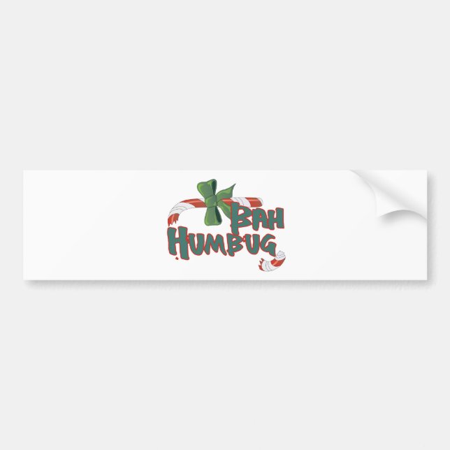 Bah Humbug! Autoaufkleber (Vorne)