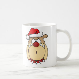 Bah Humbug-Bulldoggen-Kaffee-Tasse Tasse