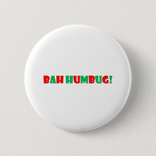 Bah Humbug Button