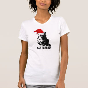 Bah Humbug! Christmas Cat T - Shirt