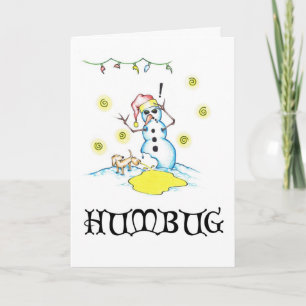 Bah Humbug der schlechteste Freund-" Reihe "eines Feiertagskarte
