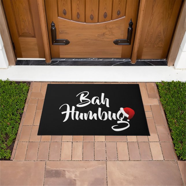 Bah Humbug Door Mat Fußmatte (Außenbereich)