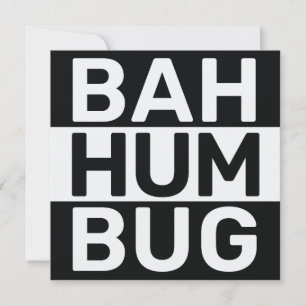 Bah Humbug Feiertagskarte